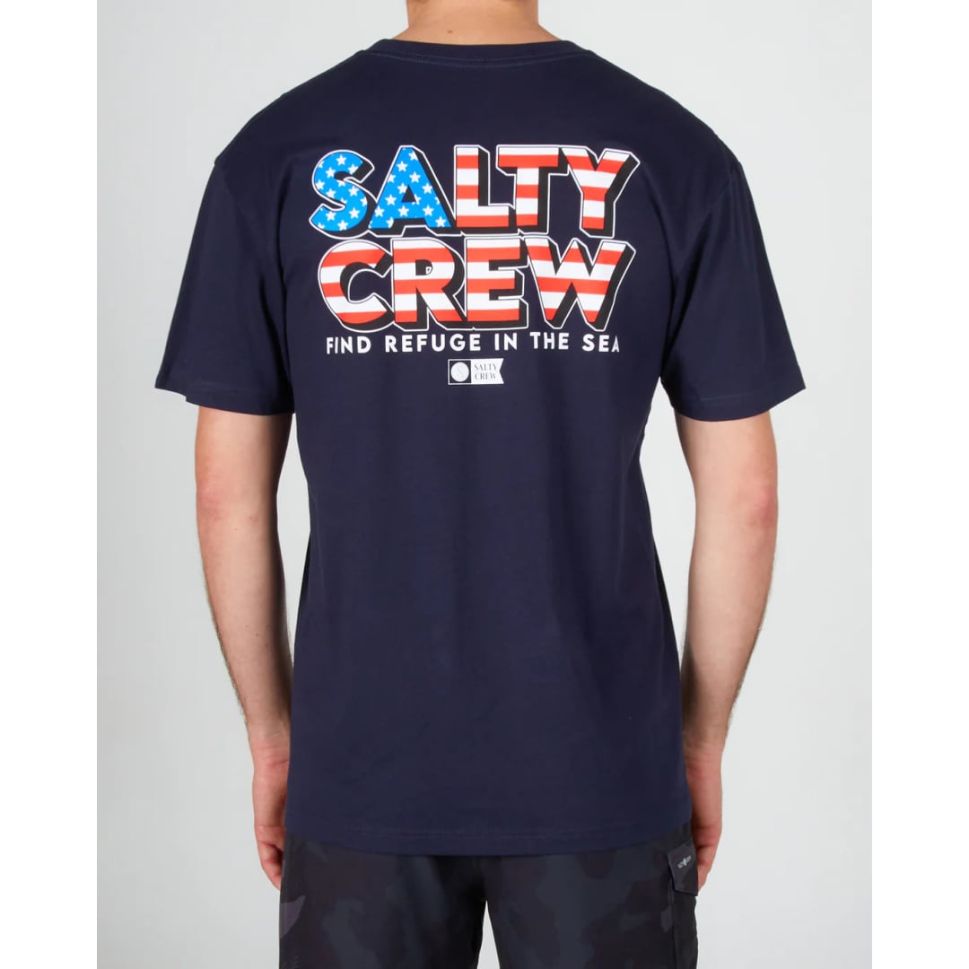 T-shirt Salty Crew Stars and Stripes Premium Navy -