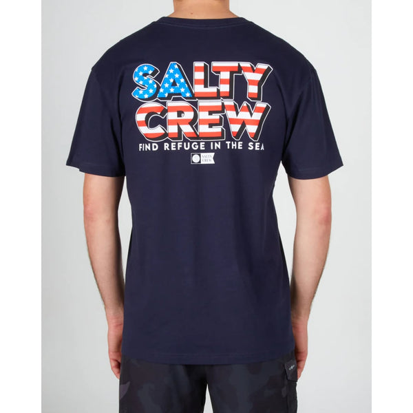 T-shirt Salty Crew Stars and Stripes Premium Navy -