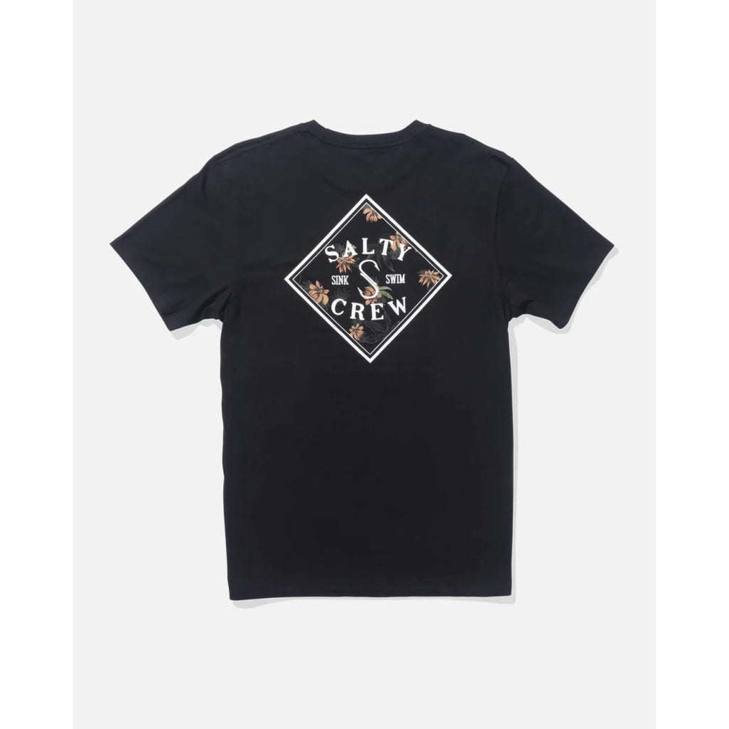 T-shirt Salty Crew Tippet Fill SS Black - Ss - Insidshop.com