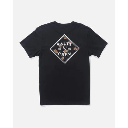 T-shirt Salty Crew Tippet Fill SS Black - Ss - Insidshop.com