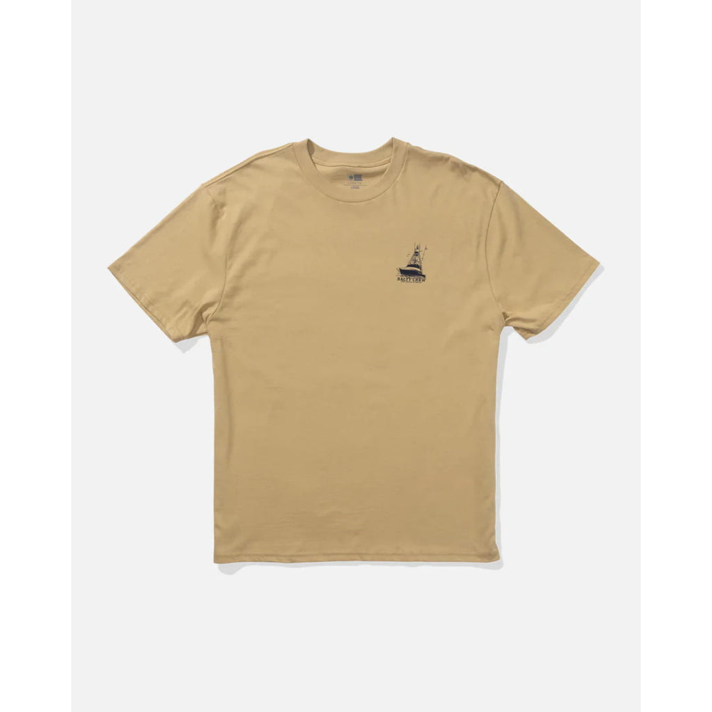 T-shirt Salty Crew Vessel Classic SS Khaki - Ss
