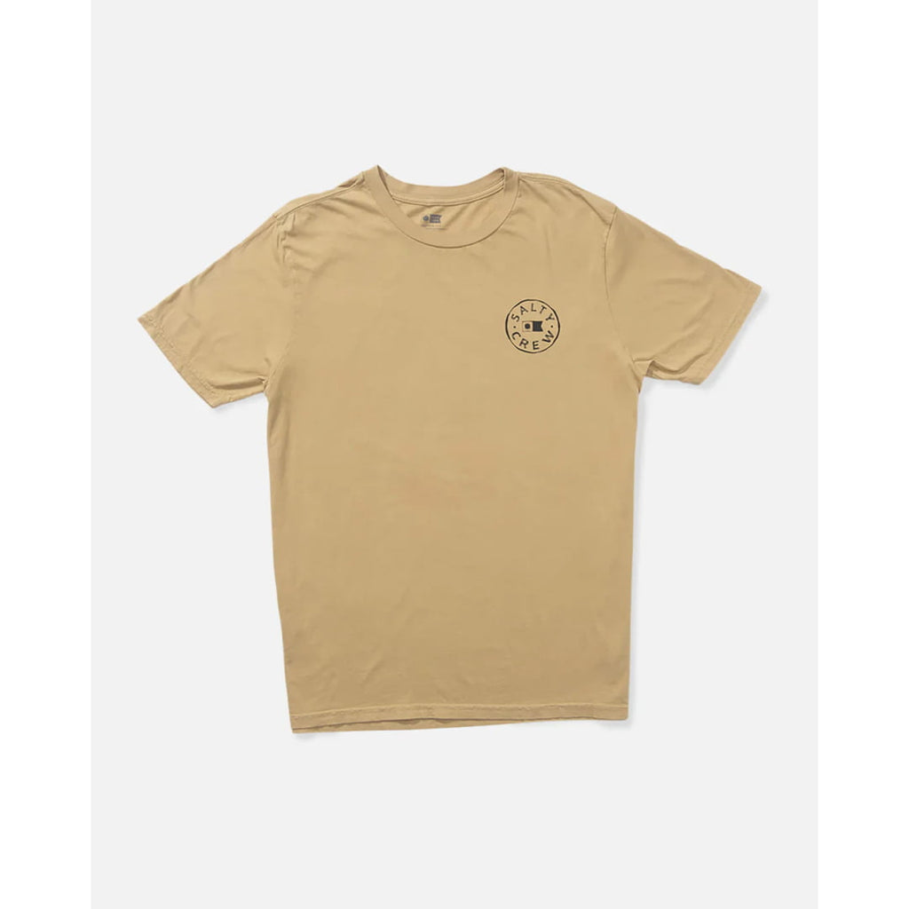 T-shirt Salty Crew Watermark Vintage SS Khaki - Ss