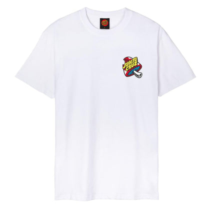 T-shirt Santa Cruz 8ball Winkowski Comic White
