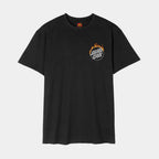 T shirt Santa Cruz Burnt Opus Oversized Black Classic Dot