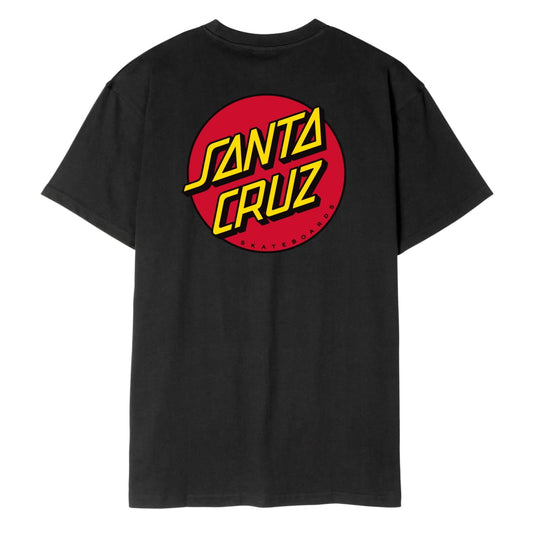 T-shirt Santa Cruz Classic Dot Chest black - Black