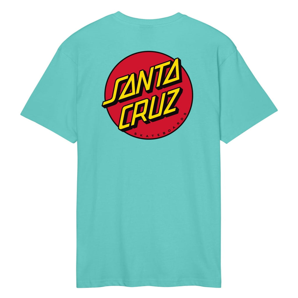 T-shirt Santa Cruz Classic Dot Chest Pool Blue