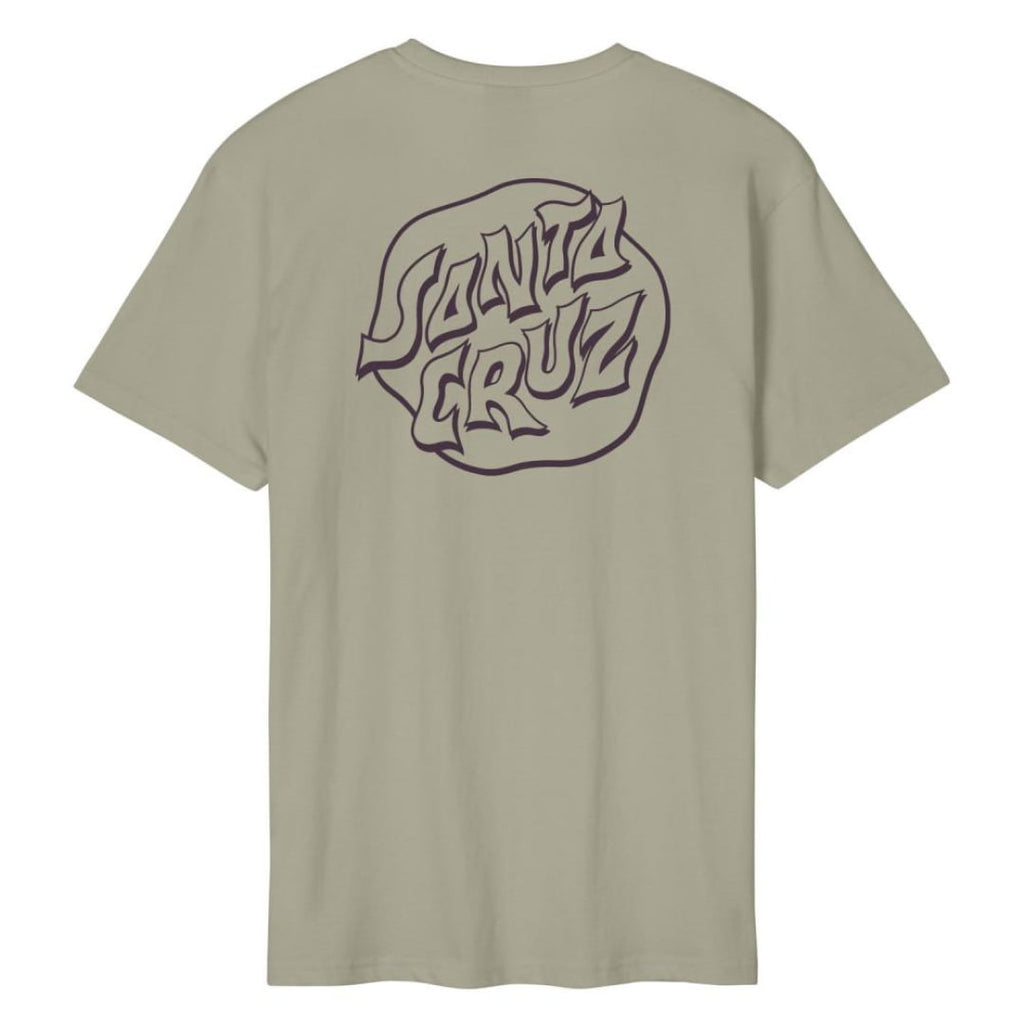 T-shirt Santa Cruz Fever Dream Mono Dot Stone Grey