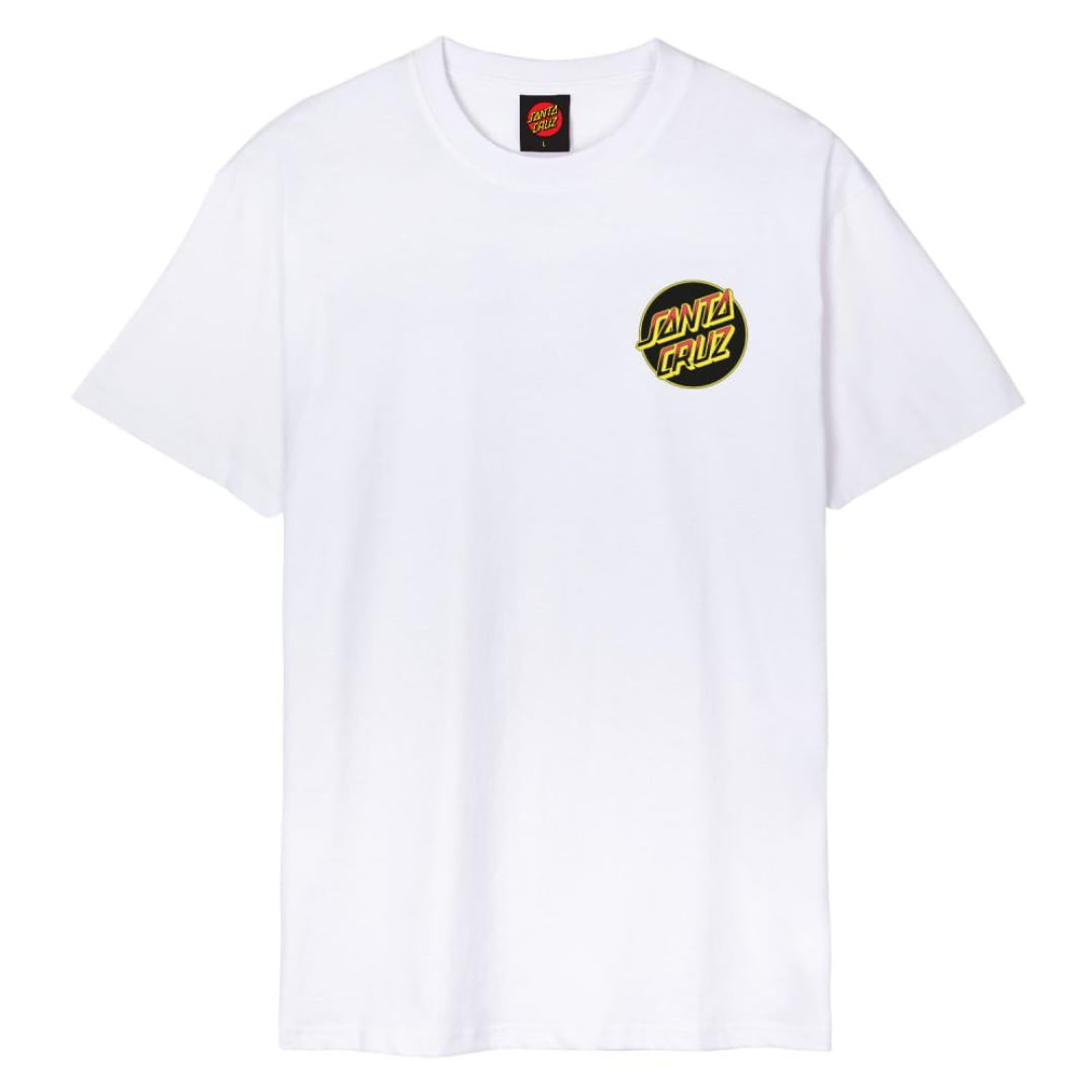 T-shirt Santa Cruz Kendall Wolf Dot White - Insidshop.com