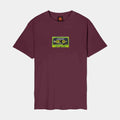 T shirt Santa Cruz Reason For Living Mixtape Dark Cherry