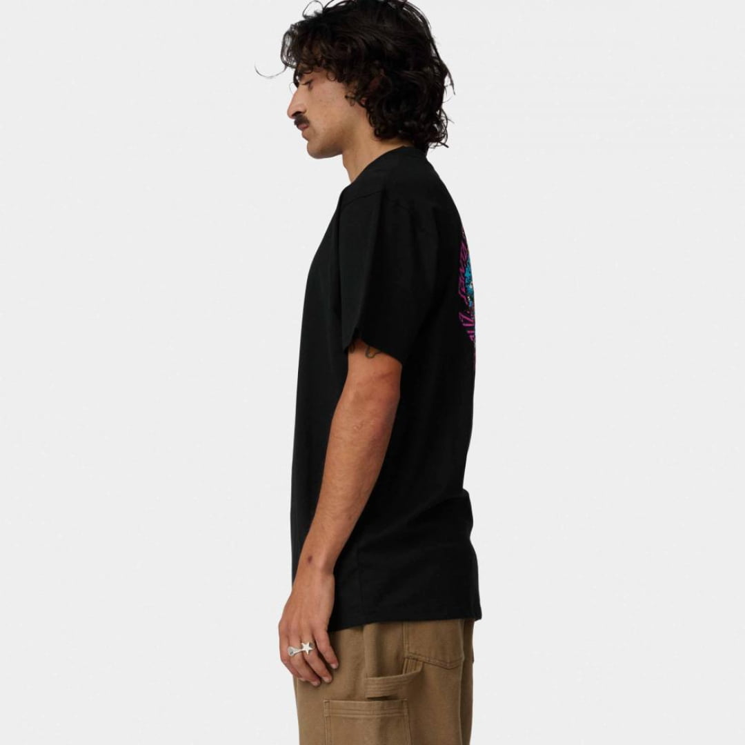 T-shirt Santa Cruz Roskopp Monster Strip Black