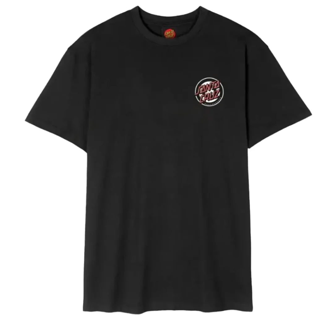 T shirt Santa Cruz Roskopp Screaming Target Black