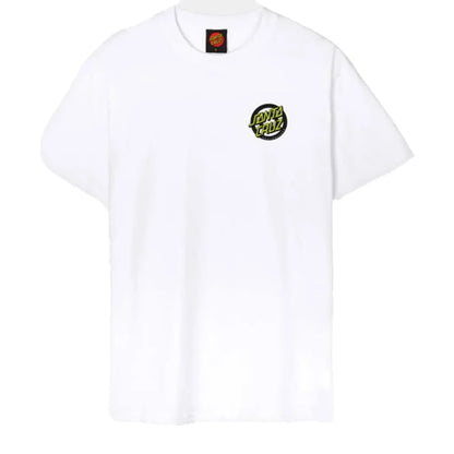 T shirt Santa Cruz Roskopp Screaming Target White Black
