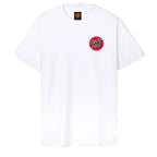 T shirt Santa Cruz Screaming Rose Flash White