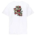 T shirt Santa Cruz Screaming Rose Flash White