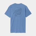 T shirt Santa Cruz Tonal Opus Dot Stripe Azure Blue