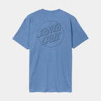 T shirt Santa Cruz Tonal Opus Dot Stripe Azure Blue