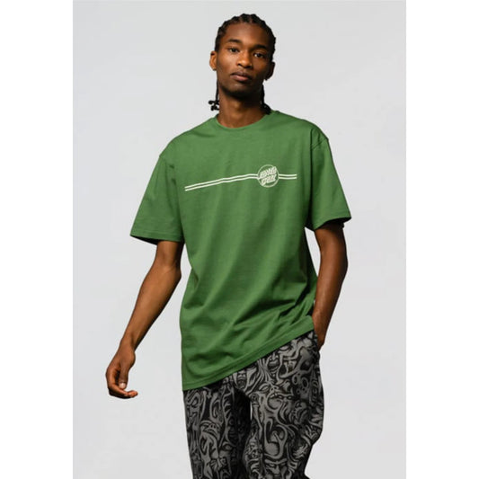 T-shirt Santa Cruz Tonal Opus Dot Stripe Uniform Green