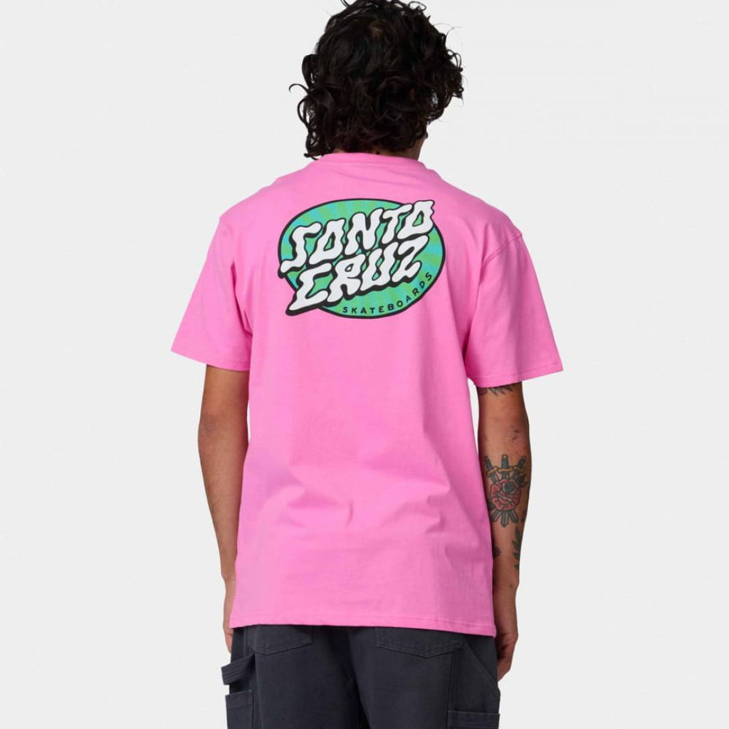 T-shirt Santa Cruz Vertigo Dot Electric Prink