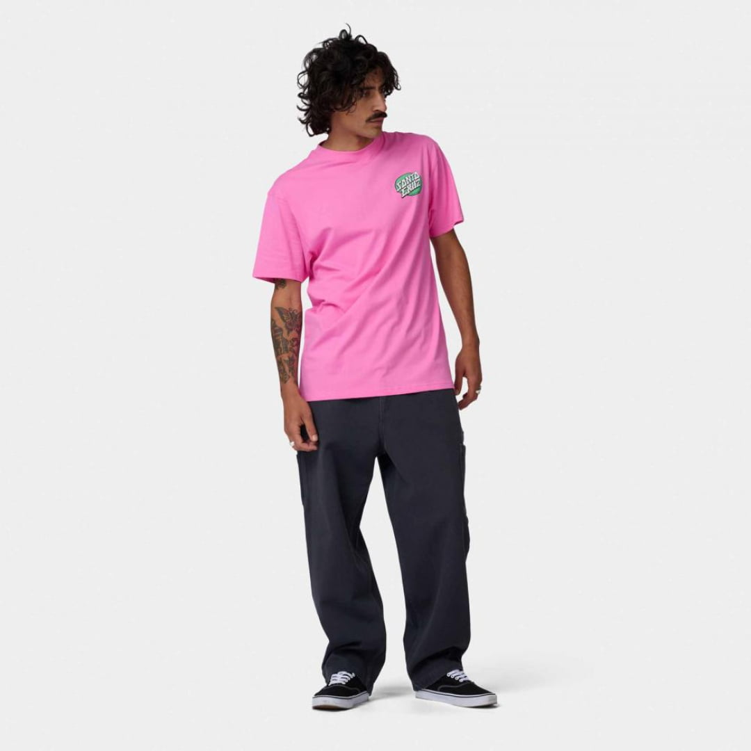 T-shirt Santa Cruz Vertigo Dot Electric Prink