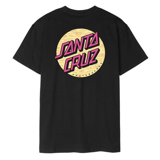 T-shirt Santa Cruz Wagon Dot Chest Black - Insidshop.com