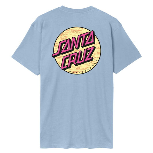 T-shirt Santa Cruz Wagon Dot Chest Fresh Blue - Blue-