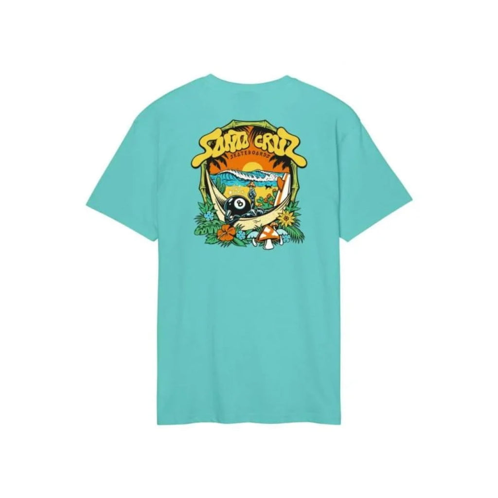 T-shirt Santa Cruz Winkowski 8Baller Trip Pool Blue