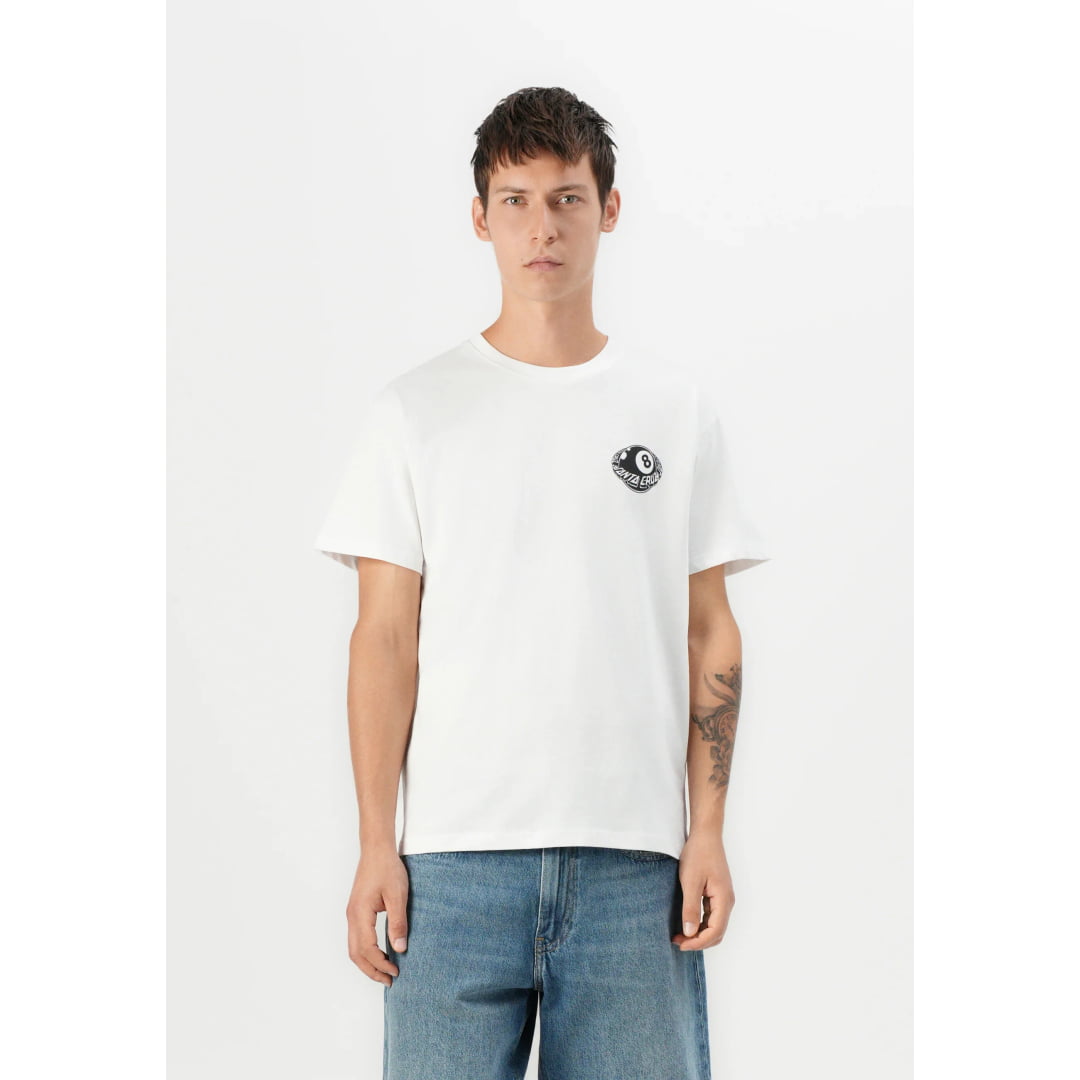 T shirt Santa Cruz Winkowski Eight Planet White