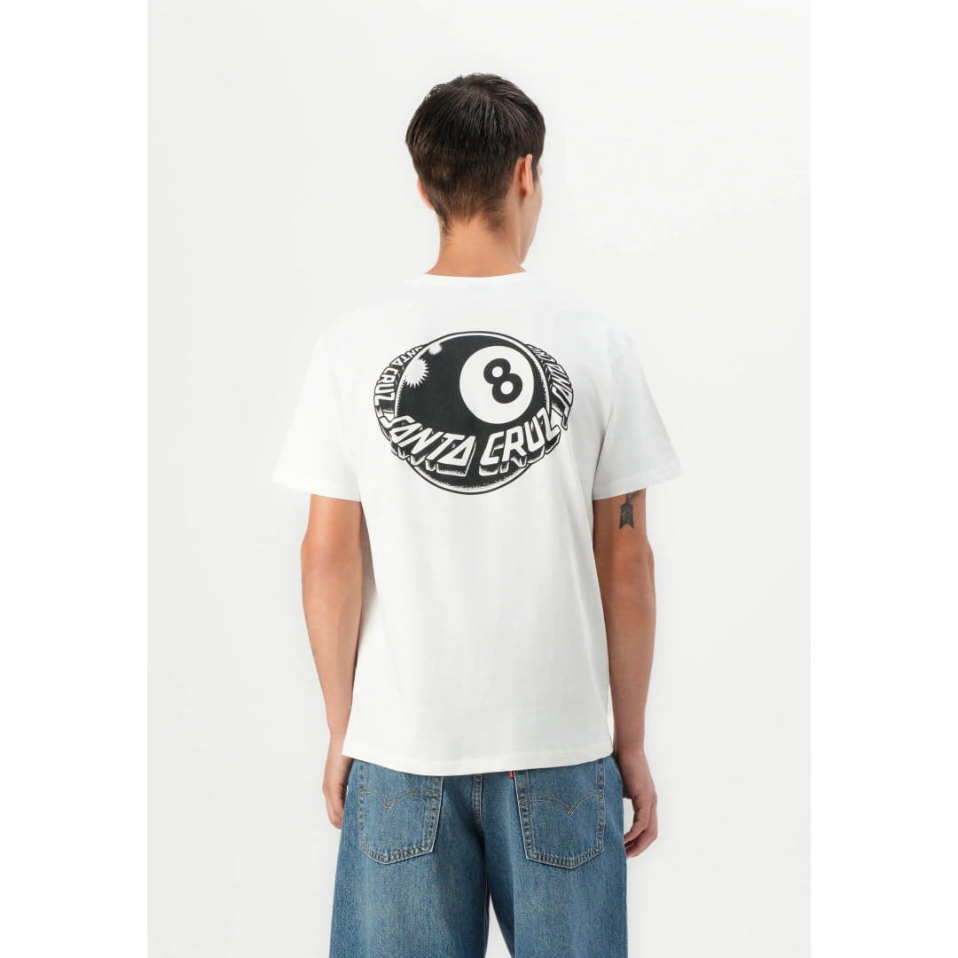 T shirt Santa Cruz Winkowski Eight Planet White