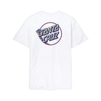 T-shirt Santa Cruz Winkowski UFO Dot White - Ufo Azure Blue