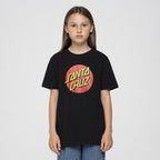 T-shirt Santa Cruz Youth Classic Dot Black - Insidshop.com