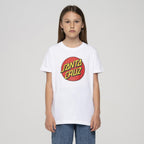T-shirt Santa Cruz Youth Classic Dot White - Insidshop.com