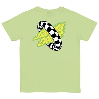 T-shirt Santa Cruz Youth Goal Flame Matcha - Insidshop.com