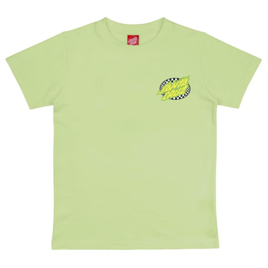 T-shirt Santa Cruz Youth Goal Flame Matcha - Insidshop.com