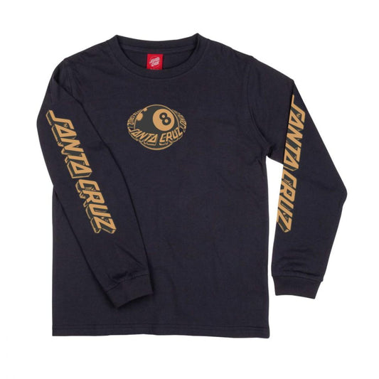 T shirt Santa Cruz Youth L/S Winkowski Eighth Planet Black