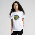T-shirt Santa Cruz Youth Shark Dot Front White