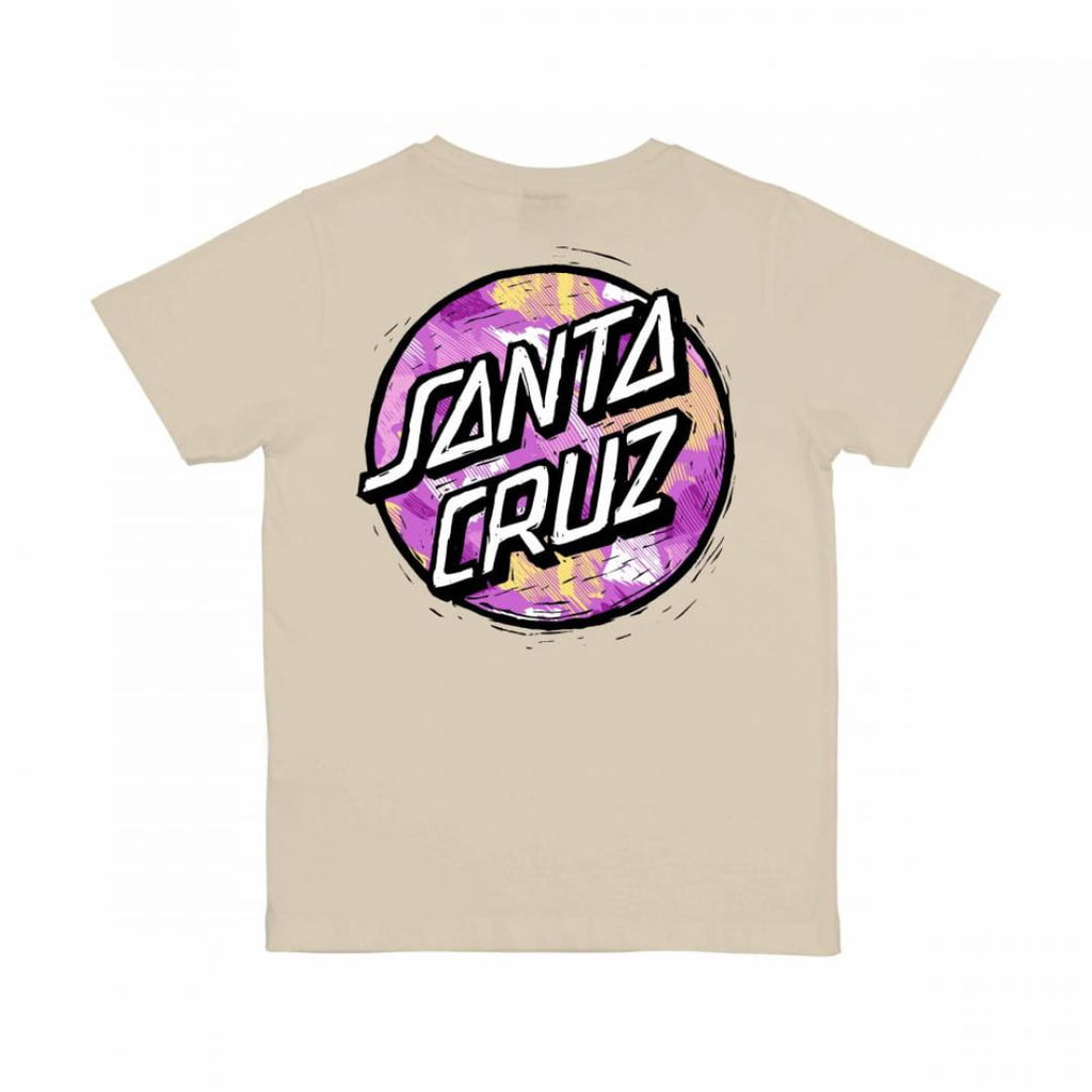 T-shirt Santa Cruz Youth Stamped Opus Camo Chalk - Teal
