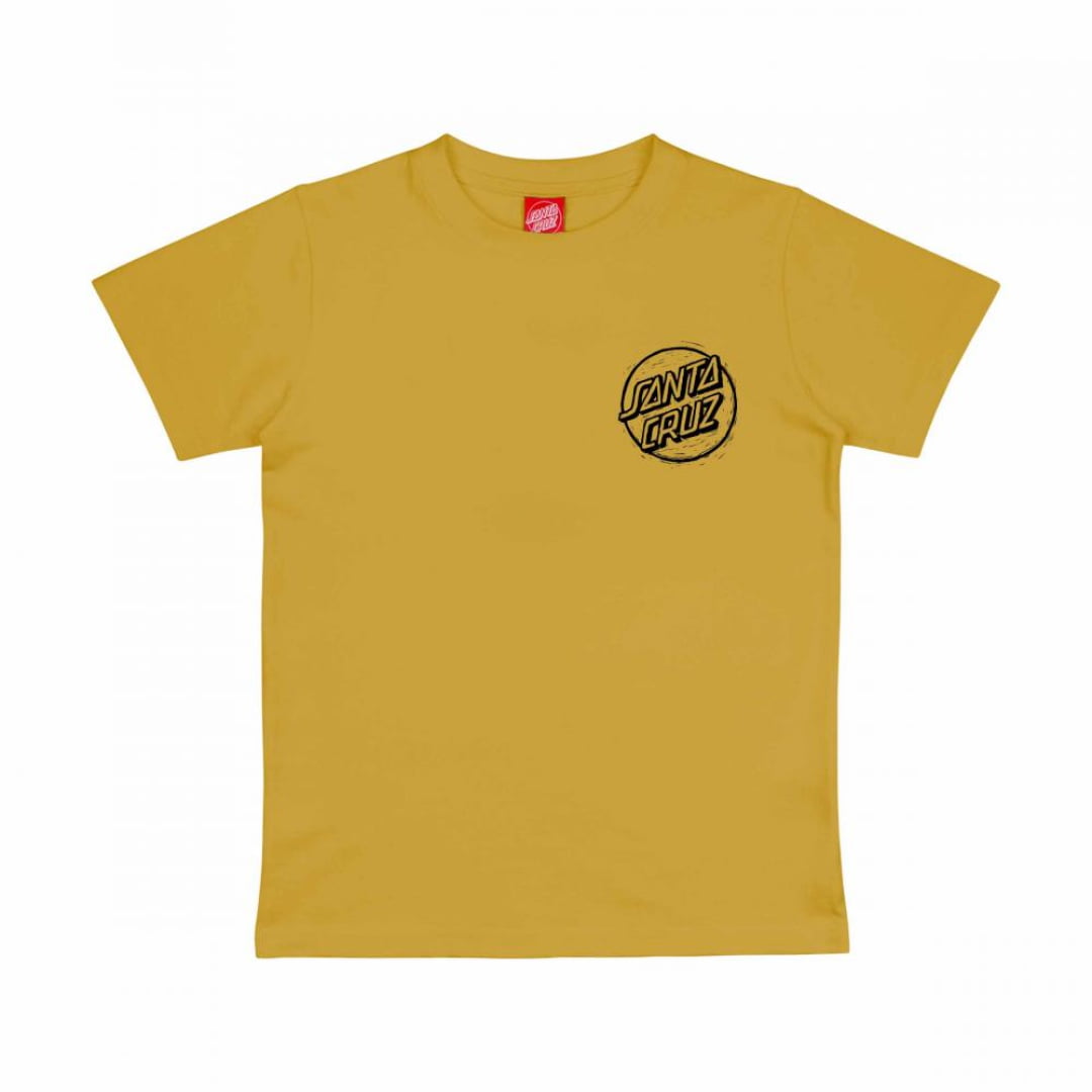 T-shirt Santa Cruz Youth Stamped Opus Camo Mustard - Teal
