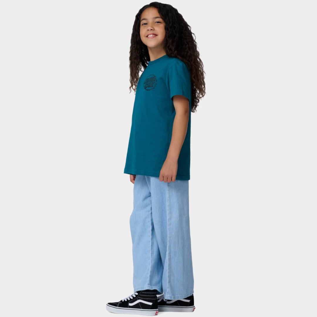 T-shirt Santa Cruz Youth Stamped Opus Camo Teal
