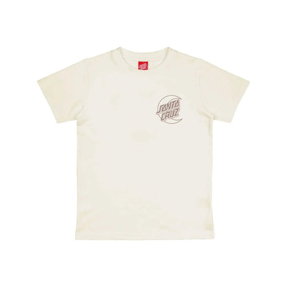 T shirt Santa Cruz Youth VTG Imprint Moon Dot Unbleached