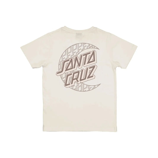 T shirt Santa Cruz Youth VTG Imprint Moon Dot Unbleached