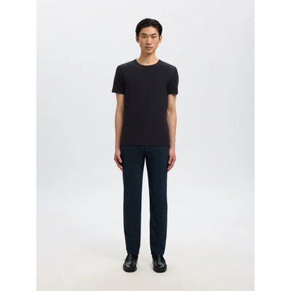 T-shirt Selected SLHNEWPIMA SS O-Neck Black - Slhnewpima Ss