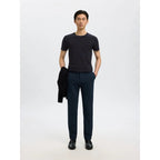 T-shirt Selected SLHNEWPIMA SS O-Neck Black - Slhnewpima Ss