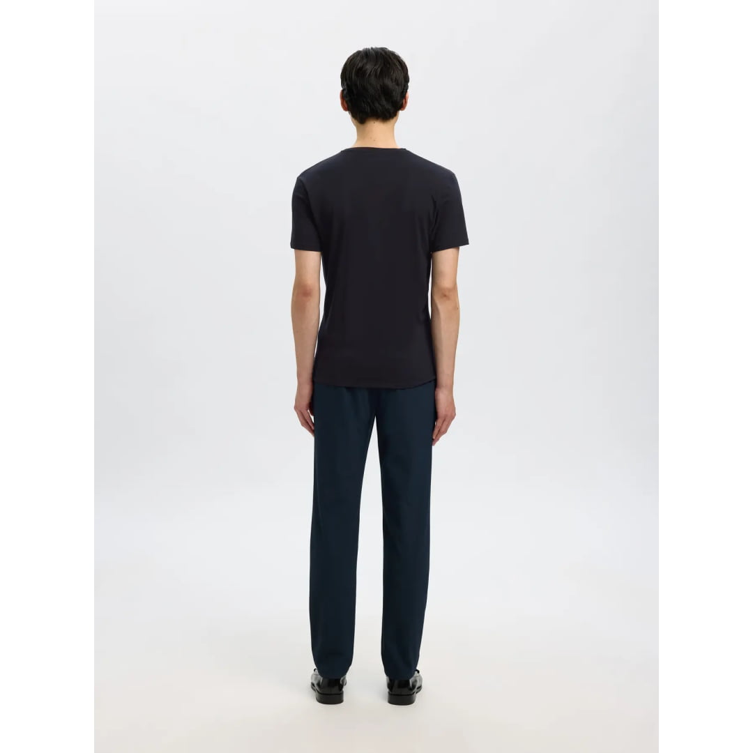 T-shirt Selected SLHNEWPIMA SS O-Neck Black - Slhnewpima Ss