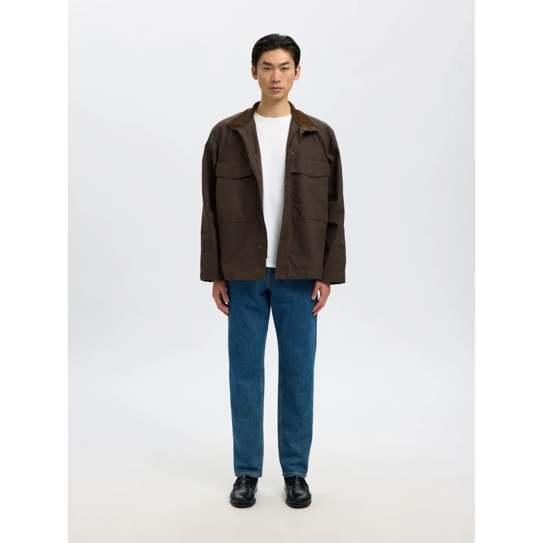 T-shirt Selected SLHNEWPIMA SS O-Neck Bright White