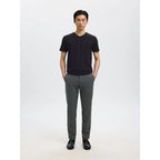 T-shirt Selected SLHNEWPIMA SS V-Neck Black - Slhnewpima Ss