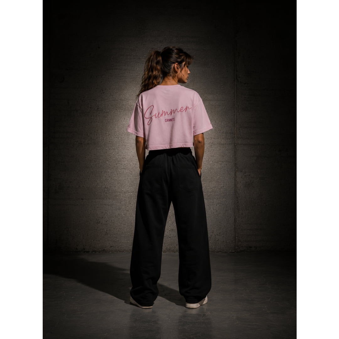 T-shirt The Morning After Crop Summer Pink - Insidshop.com