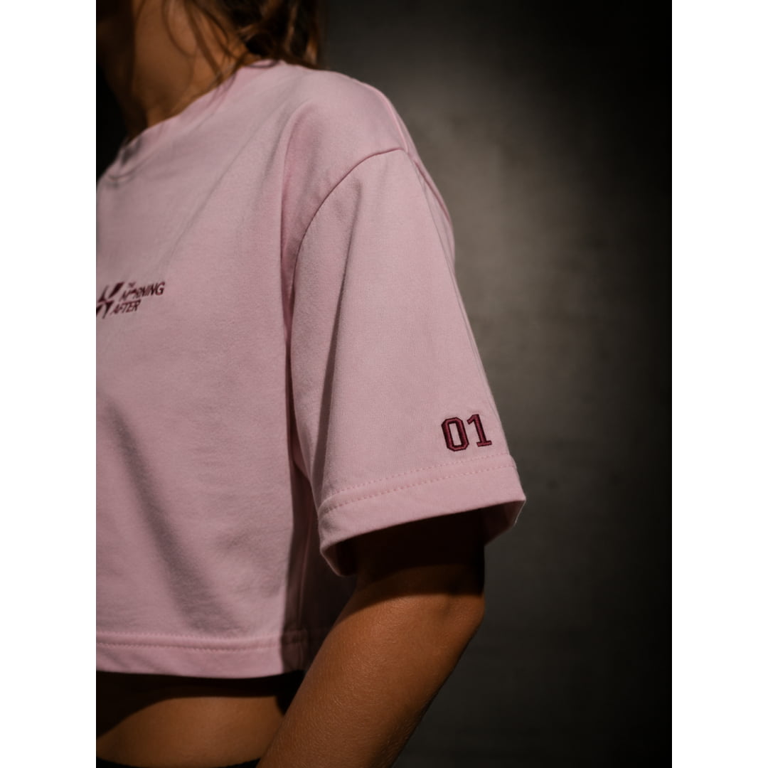T-shirt The Morning After Crop Summer Pink - Insidshop.com