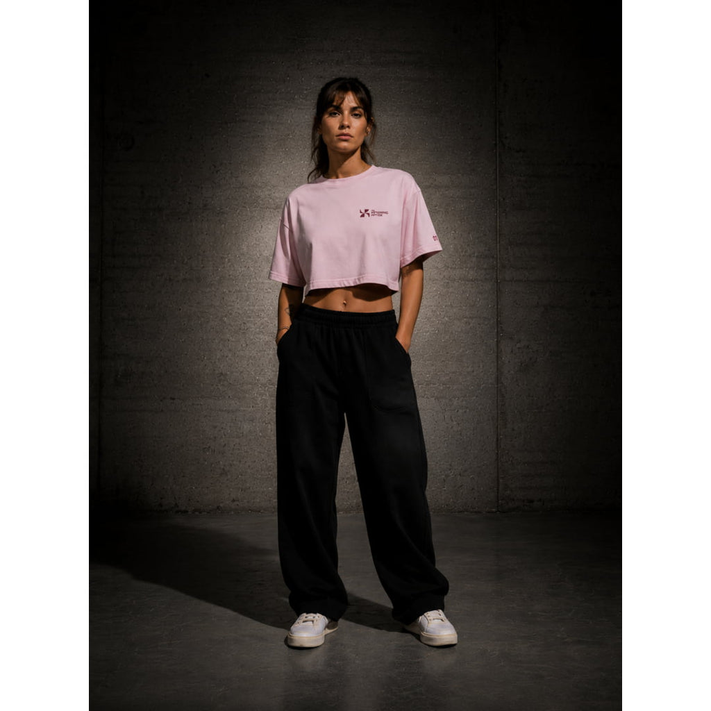 T-shirt The Morning After Crop Summer Pink - Insidshop.com