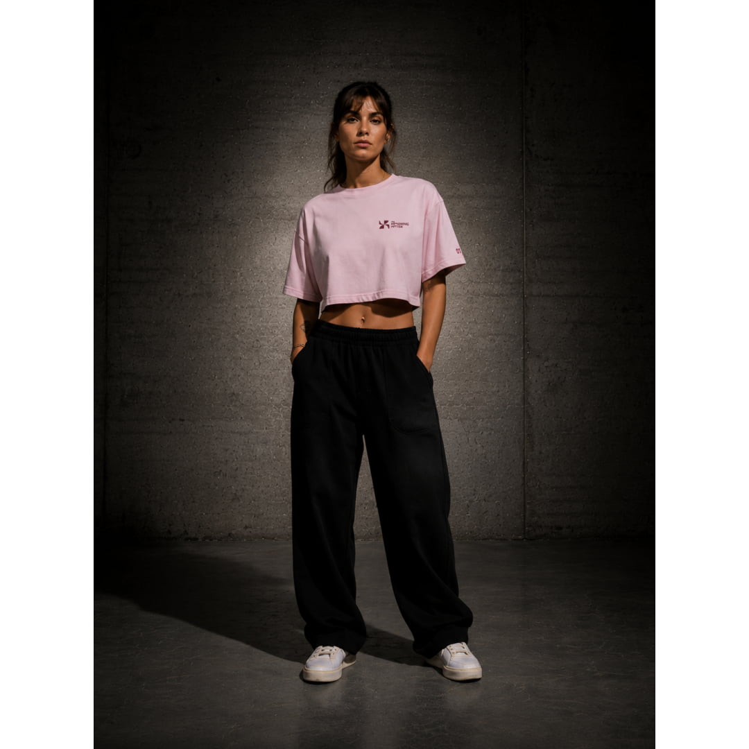 T-shirt The Morning After Crop Summer Pink - Insidshop.com