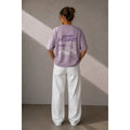T-shirt The Morning After Watching Sunset Lila